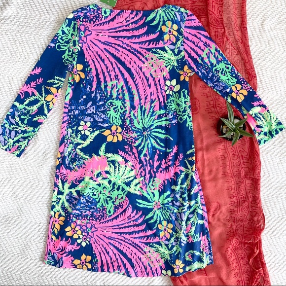 Lilly Pulitzer All A Glow Erin Dress Indigo XXS - Picture 13 of 14